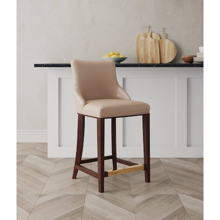 Manhattan Comfort Shubert Counter Stool in Tan CS016-TN